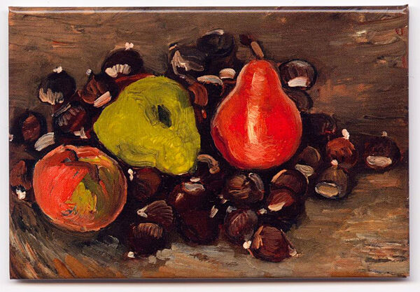 Van Gogh – Magnet "Stillleben mit Obst und Kastanien"
