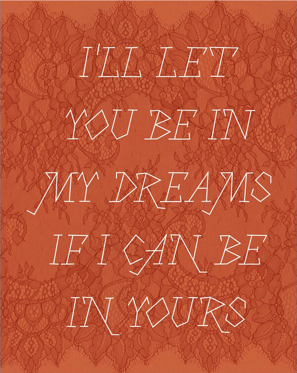 Drake & Gonzalez – I’ll let you be in my dreams if I can be in yours (sign.)